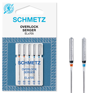 Schmetz ELx705 CF Cromad 80-90 2x80, 3x90 5-pack (2022)