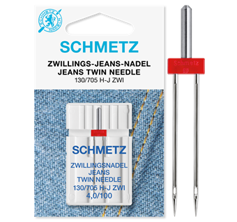 Schmetz tvillingnål jeans 4,0/100