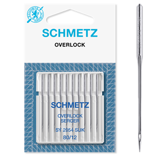 Schmetz overlocksnål 2054-06 80/12 JERSEY BALL-POINT 10-pack