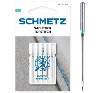 Schmetz topstitch nål 130/705 H-N VBS 70 5-pack