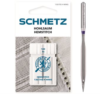 Schmetz hålsømnål Wing 100, 1-pack