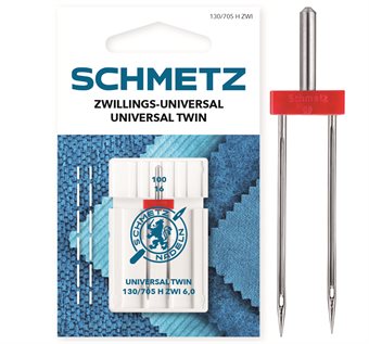 Schmetz tvillingnål 130/705 H ZWI BR 6.0 SES, HAx1 ZWI /100