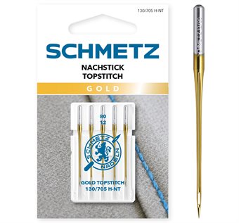 Schmetz Top Stitch GOLD 80/12 130/705 H-NT VCS