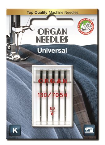 Organ Needle 60 5-pack UNIVERSAL