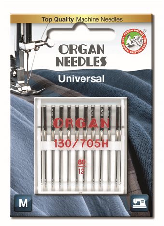 Organ Needle 80 10-pack UNIVERSAL