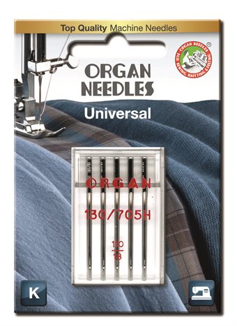 Organ Needle 110 5-pack UNIVERSAL
