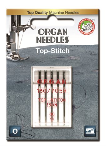 Organ Needle Top Stitch 80 5-pack 5-pack 130N