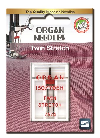 Organ Needle Tvillingnål Stretch 4,0 mm/75