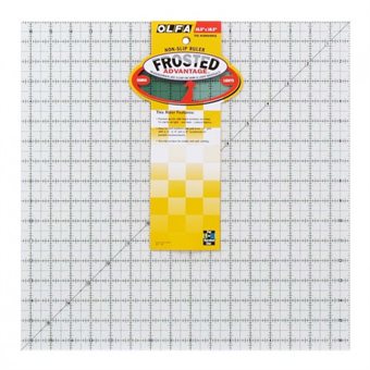 Olfa Quilt frostad acryl linjal QR-16S 16 x 16 inch (42x42 cm)