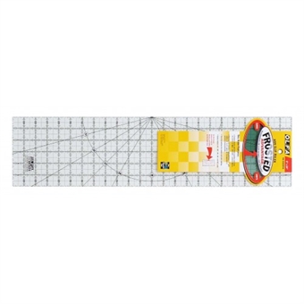 OLFA Quilt frostad acryl linjal QR-6x24 INCH NON-SLIP RULER