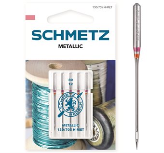 Schmetz metallinål 130/705 H-MET VCS 80/12 5-pack