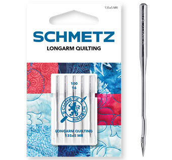 Schmetz 100/16 135X5 MR Longarm Quilting 100 5-pack