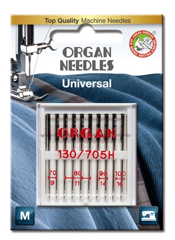 Organ Needle 70-90 10-pack UNIVERSAL